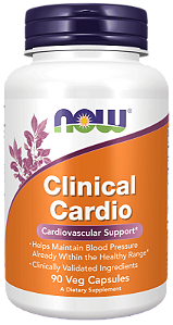 Clinical Cardio 90 Cáps Vegetais - NOW Foods