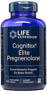 Cognitex Elite Pregnenolone, 60 Comprimidos, Life Extension