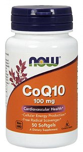 Coenzima Q-10 (Coq10- 100Mg 50 Cápsulas) - Now Foods