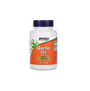 Garlic Oil Now Foods - Óleo De Alho 1500mg - 250 Softgels