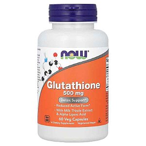 Glutationa 500mg, 60 Cápsulas, Now Foods