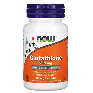Glutathione 250mg (60 cápsulas) - Now Foods