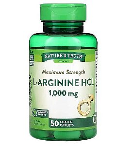 L-Arginina HCL 1000mg, 50 Cápsulas, Nature's Truth