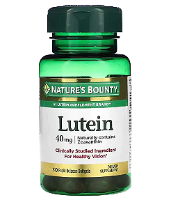 Luteína, 40mg, 30 cápsulas, Nature's Bounty