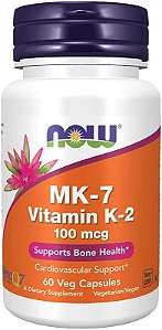 MK-7 Vitamin K-2 (60 cápsulas) - Now Foods