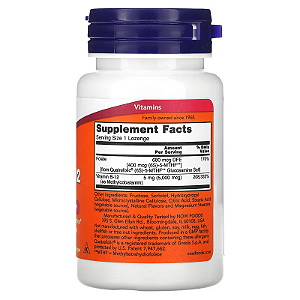 Methyl B-12 5000mcg (60 Pastilhas) - Now Foods