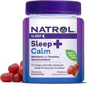 Natrol Sleep + Calm Melatonina Gomas