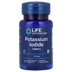 Potassium Iodide 130 mg 14 comprimidos vegetarianos - Life extension