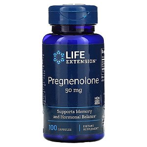 Pregnenolona 50mg (100 caps) - Life Extension