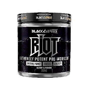 Pré Treino Riot, 225g, Black Series