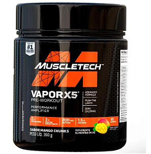 Pre Treino Vapor X5, Sabor Mango Chunks, 360g, Muscletech