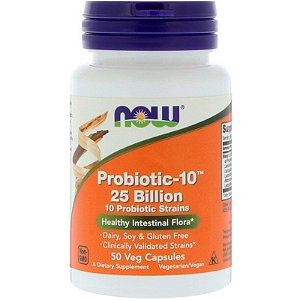 Probiotic 10 25 Billion (50 Vcaps) Now Foods