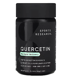 Quercetina 1250mg, 30 Softgels, Sports Research