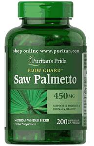 Saw Palmetto 450mg, 200 Cápsulas, Puritan's Pride