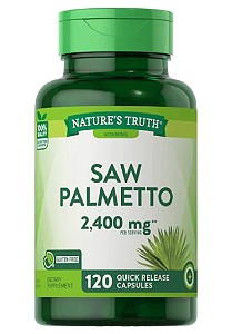 Saw Palmetto 2400mg, 120 Cápsulas, Nature's Truth