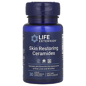 Skin Restoring Ceramides, Ceramidas Restauradoras da Pele, 30 Cápsulas, Life Extension