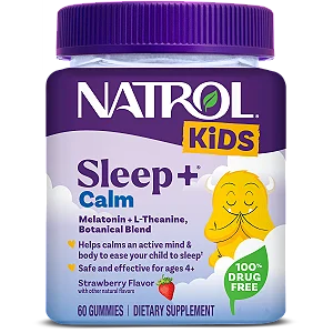 Sleep Calm Kids 60 Gomas Sabor Morango Natrol