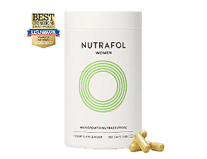 Suplemento Para Cabelos Femininos, Crescimento capilar e queda de cabelo, 120 cápsulas, Nutrafol