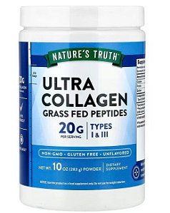Ultra Colágeno em Pó, 283g Sem Sabor, Nature's Truth