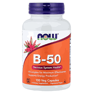 Vitamina B-50, 100 Veg Capsules NOW Foods