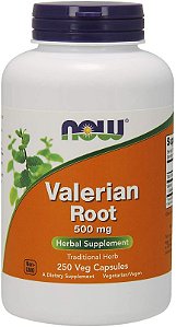 Valerian Root Raíz De Valeriana 500mg 250 Vcaps Now Foods
