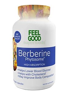 Berberina Phytosome, 120 Cápsulas Alta Absorção, Feel Good