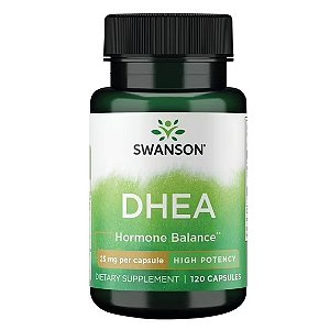 DHEA 25mg, 120 Cápsulas, Swanson