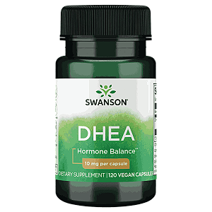 DHEA, 10mg, 120 Cápsulas, Swanson