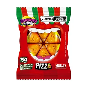 Bala de Gelatina em Formato de Pizza 16g