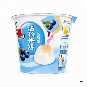 Gelatina Sabor Blueberry com Complementos 135g