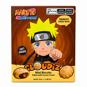 Biscoito Sabor Chocolate Naruto 30g
