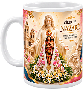 Caneca Círio de Nazaré – Modelo 02 Coleção Círio 2026