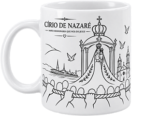 Caneca Círio de Nazaré – Modelo 06 Coleção Círio 2026
