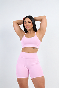 Conjunto Short Élan Rosa BB Gramatura 280