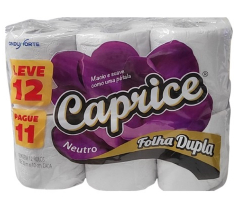 PAPEL HIGIENICO CAPRICE FD 20M L12P11