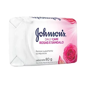 SABONETE JOHNSONS 80G ROSA E SANDALO
