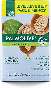 SABONETE PALMOLIVE NATURALS 8X85G HIDRATANTE