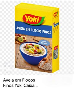 Aveia em flocos fino yoki