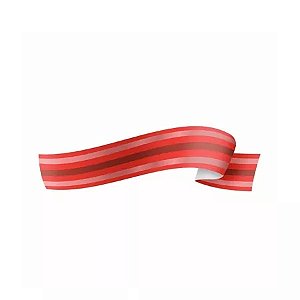 Fita Maxi Albano Nova Eva Vermelho 32mmx 100metros Para Laço bola Presente Decoração Embalagem