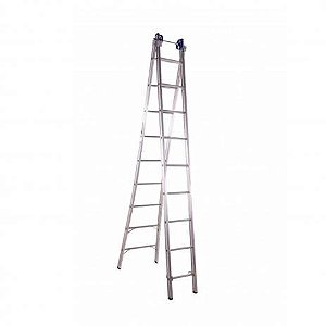 Escada Extensiva Profissional - 9 Degraus