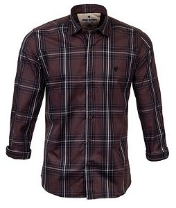 Camisa Masculina Made in Mato Xadrez ML Black Onix