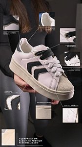 Tênis Feminino Plataforma Colvir Bruna Luxo Conforto Casual