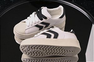 Tênis Feminino Plataforma Colvir Bruna Luxo Conforto Casual
