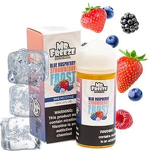 Líquido Blue Raspberry Starwberry Frost - Mr Freeze