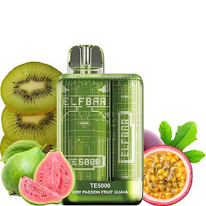 Pod Descartável Kiwi Passion Fruit Guava 5000Puffs - ELFBAR