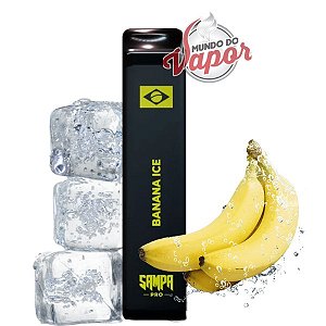 Pod Descartável Pro 1500puffs Banana Ice - Sampa Bar