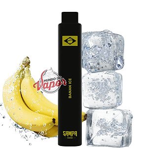 Pod Descartável Max 2500puffs Banana Ice - Sampa Bar
