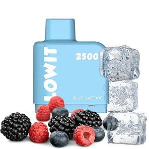 Refil para ElfBar Lowit 2500puffs - Blue Razz Ice