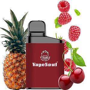 Pod Descartável Pineapple Cherry Raspberry 4000Puffs - VapeSoul V-Max