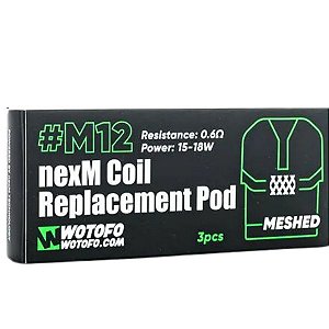 Cartucho de Reposição M12 Nexm Coil - Wotofo